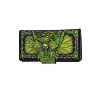 Absinthe - La Fee Verte Embossed Purse 18.5cm