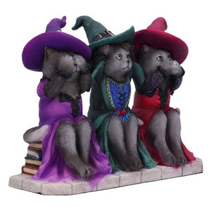 Three Wise Witchy Kittys 15.3cm