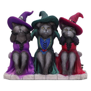 Three Wise Witchy Kittys 15.3cm