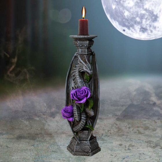 Dragon Beauty Candle Stick (AS) 25cm