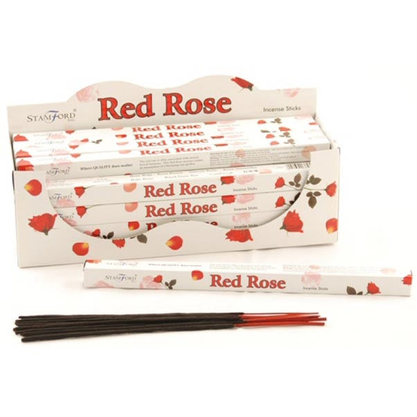 Incense Stick Stamford Hexagonal Red Rose