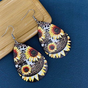 Sunflower Boho Earrings