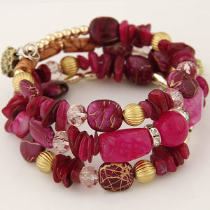 Boho Stretch Spiral Bracelet