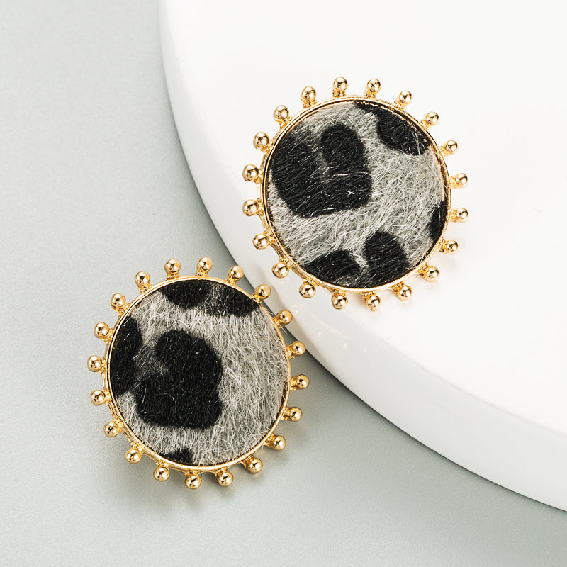 Leopard  Print Earrings